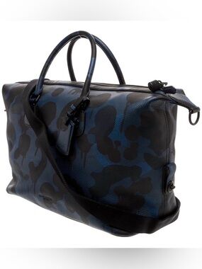 COACH Explorer CAMO Print LEATHER DUFFLE BAG
